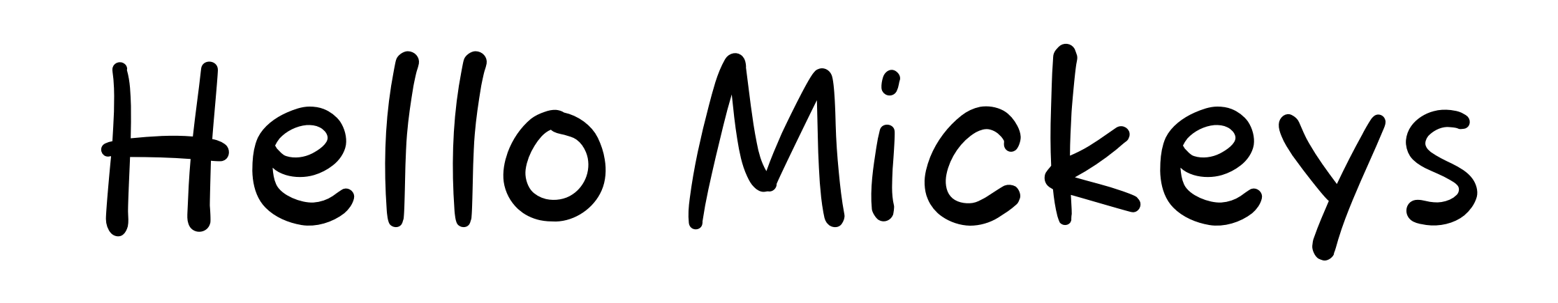 Hello Mickeys