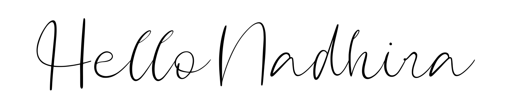 Hello Nadhira