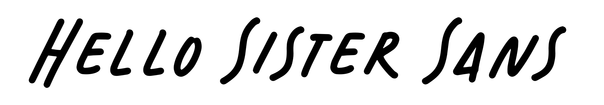 Hello Sister Sans