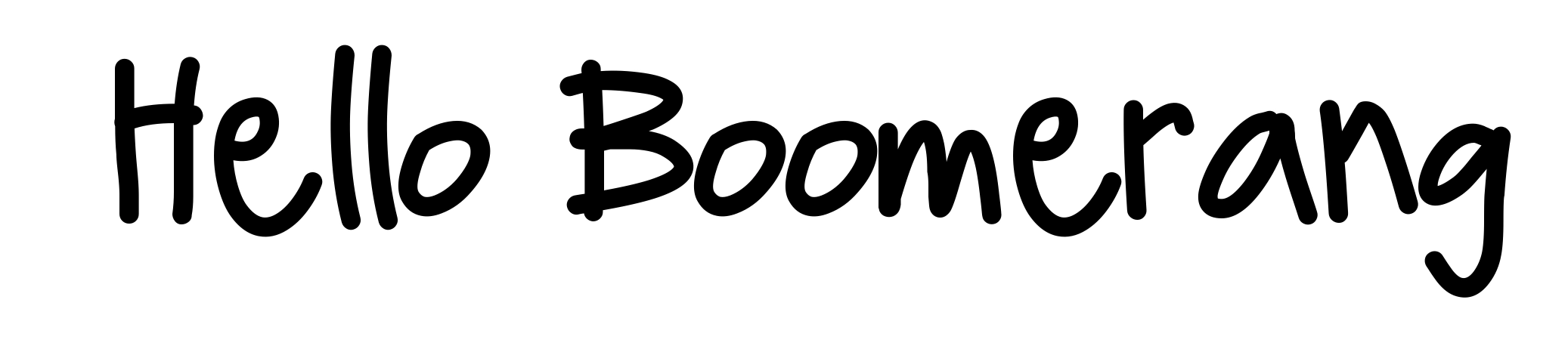 Hello Boomerang