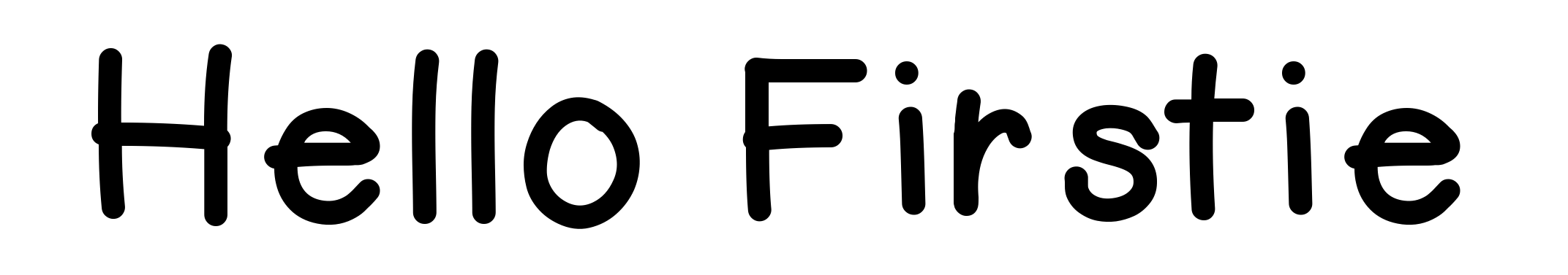 Hello Firstie