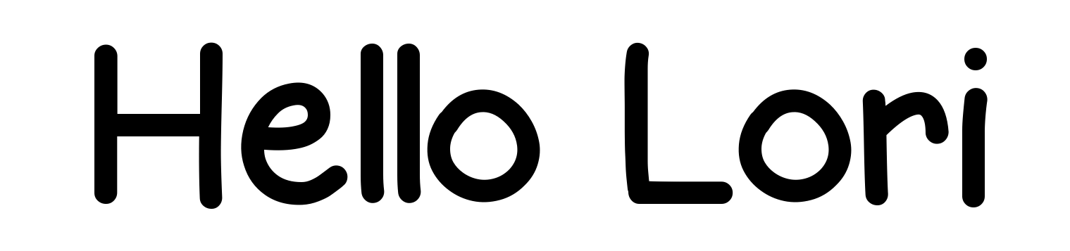 Hello Lori