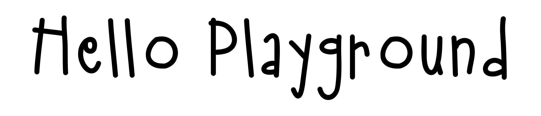 Hello Playground