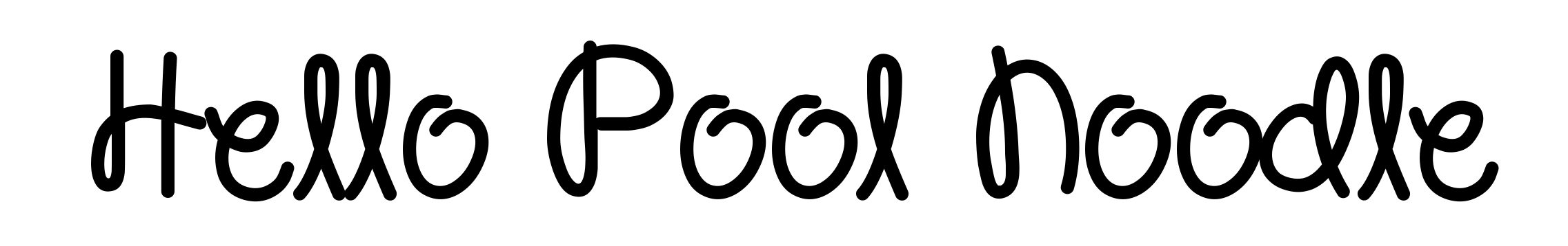 Hello Pool Noodle
