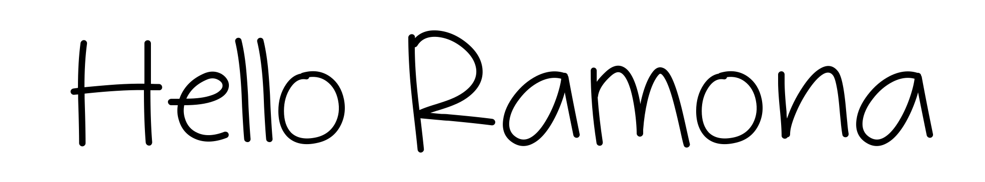 Hello Ramona