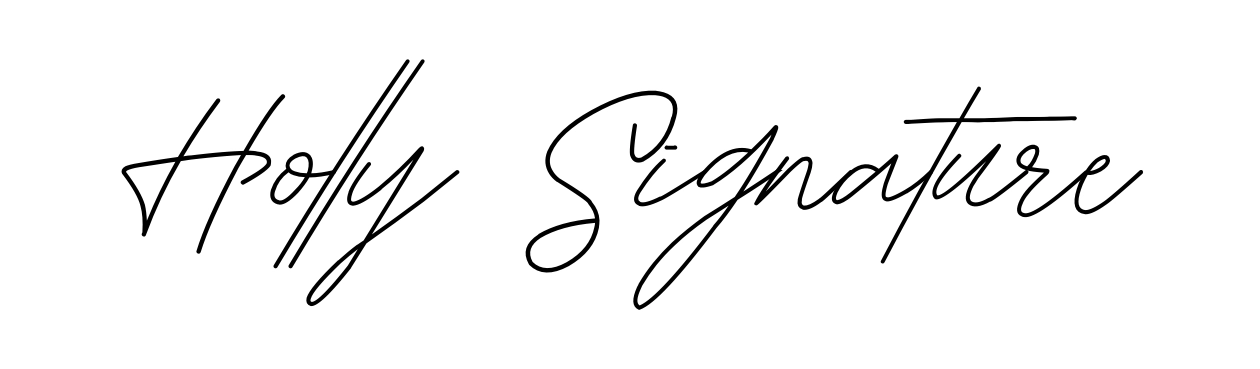 Holly Signature