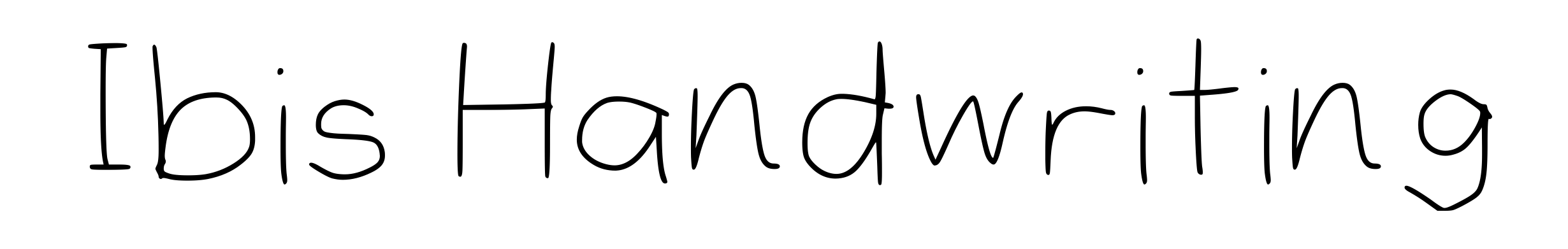 Ibis Handwriting