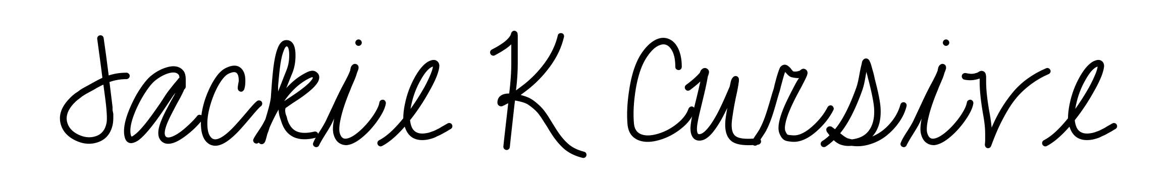 Jackie K Cursive