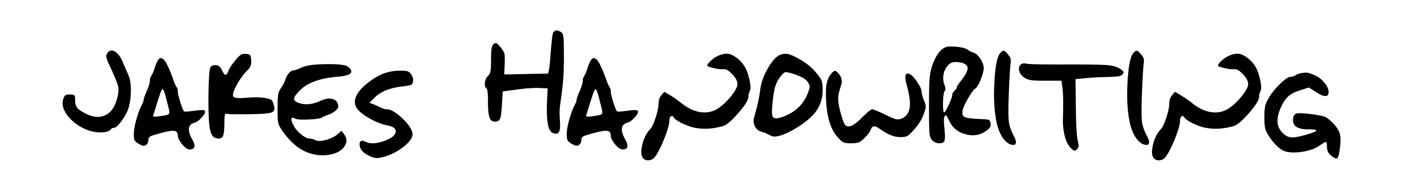 Jakes Handwriting