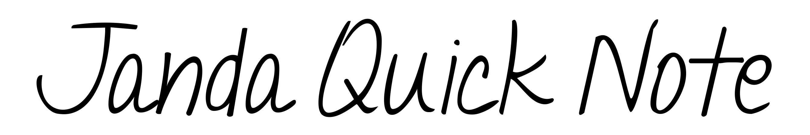 Janda Quick Note