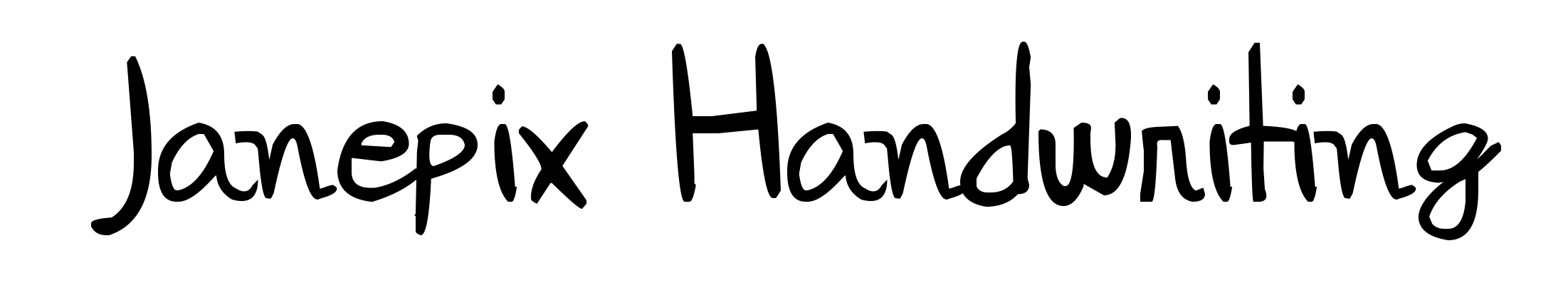 Janepix Handwriting