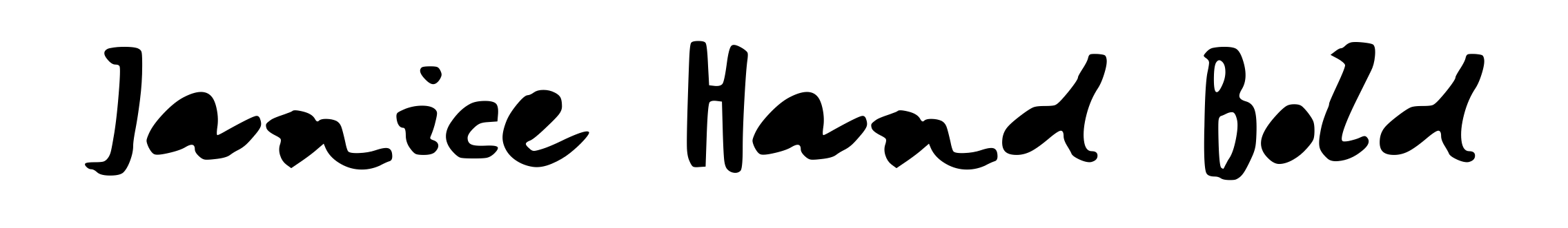 Janice Hand Bold