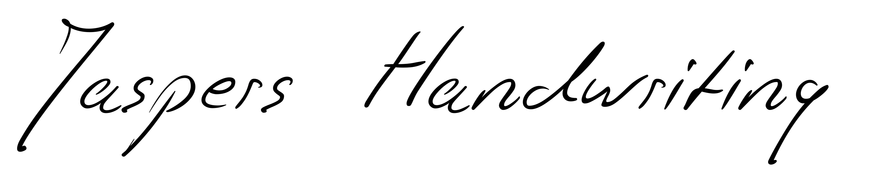 Jaspers Handwriting
