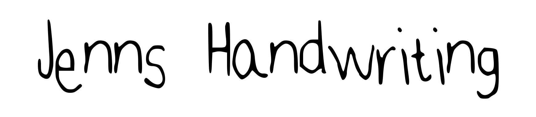 Jenns Handwriting