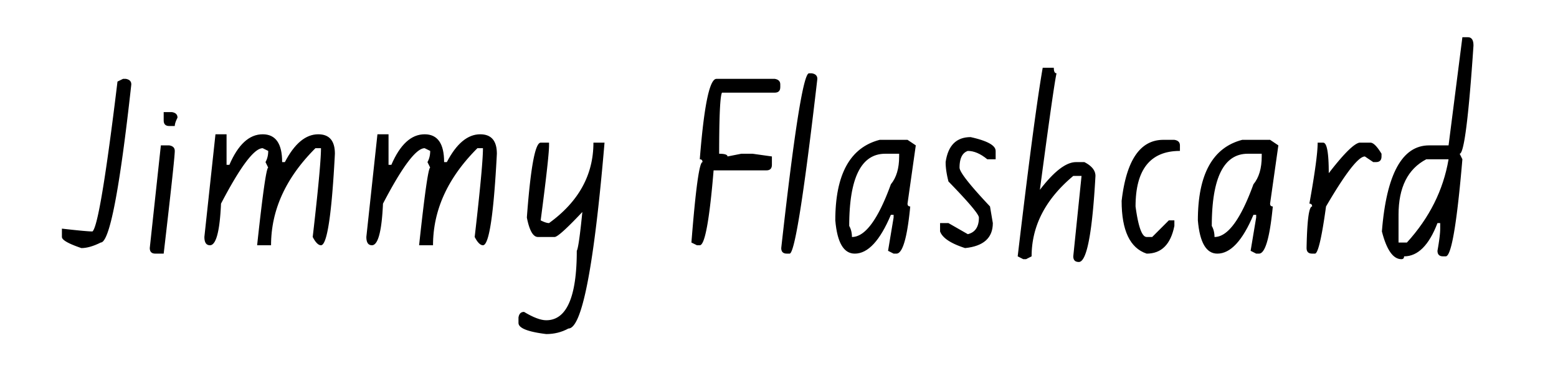 Jimmy Flashcard