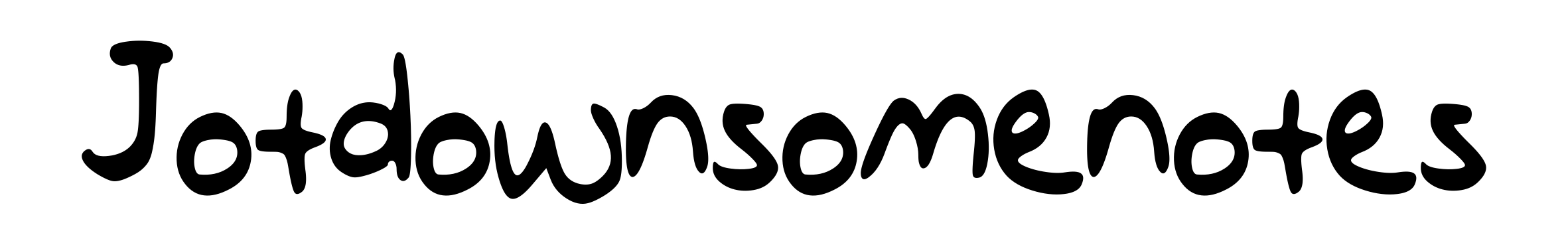 Jotdownsomenotes