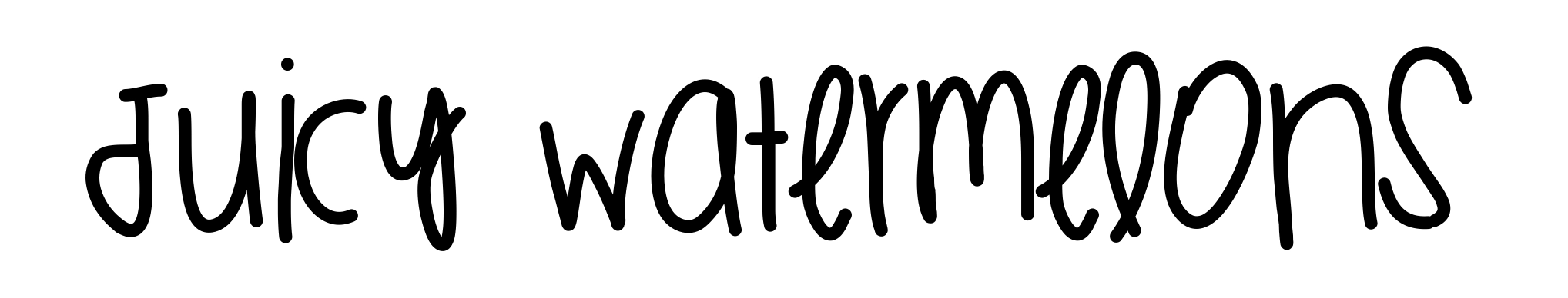 Juicy Watermelons