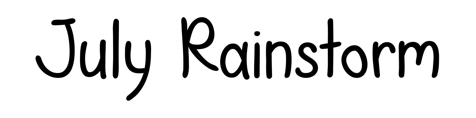 July Rainstorm