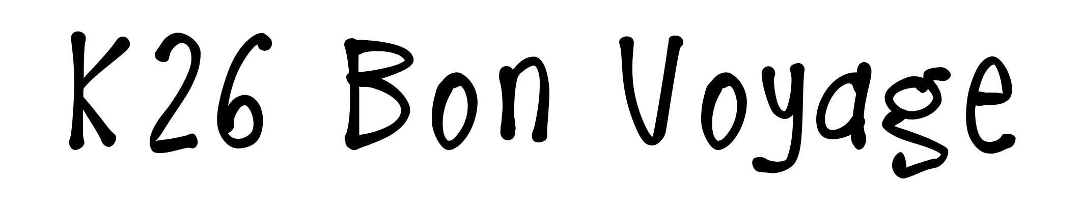 K26 Bon Voyage