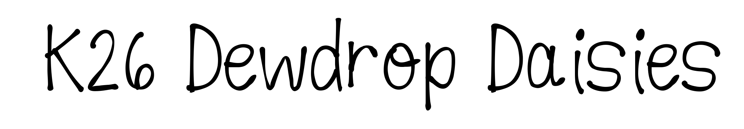 K26 Dewdrop Daisies