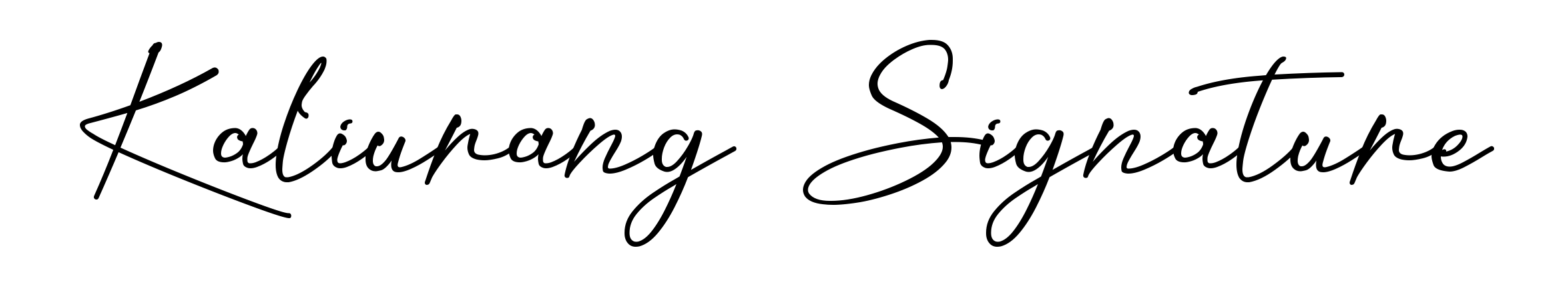 Kaliurang Signature