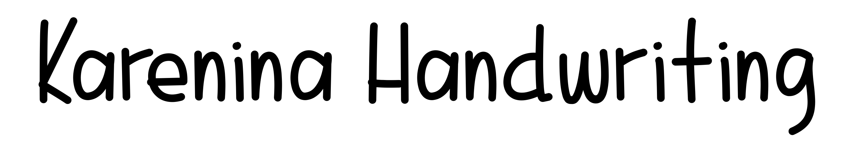 Karenina Handwriting