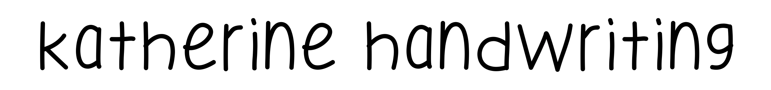 Katherine Handwriting