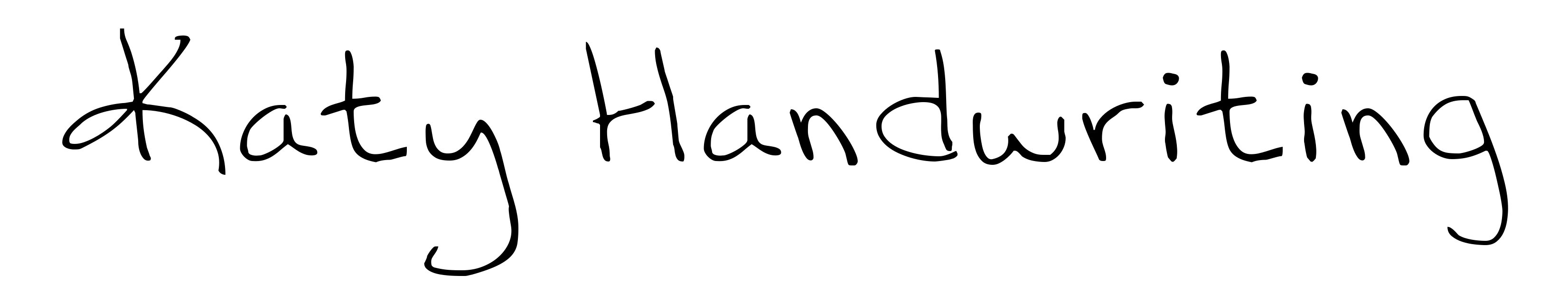 Katy Handwriting