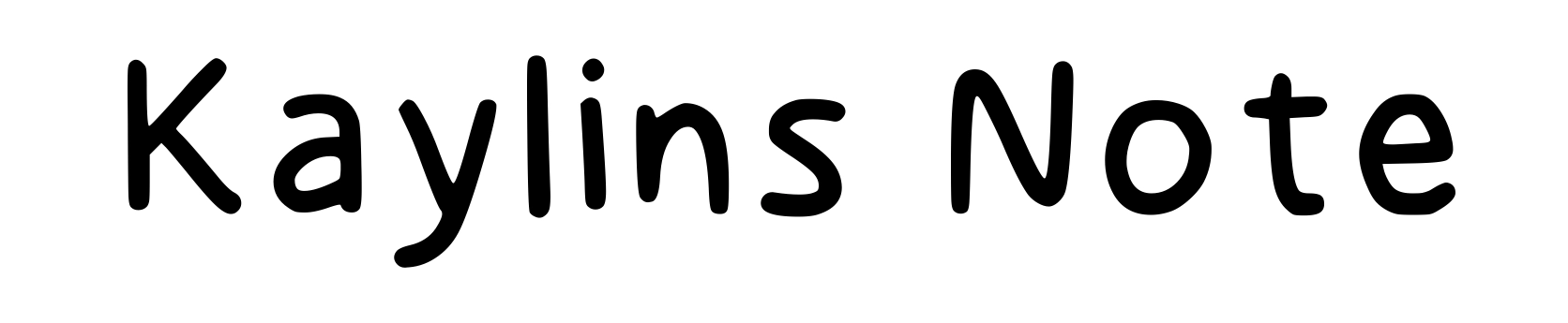 Kaylins Note
