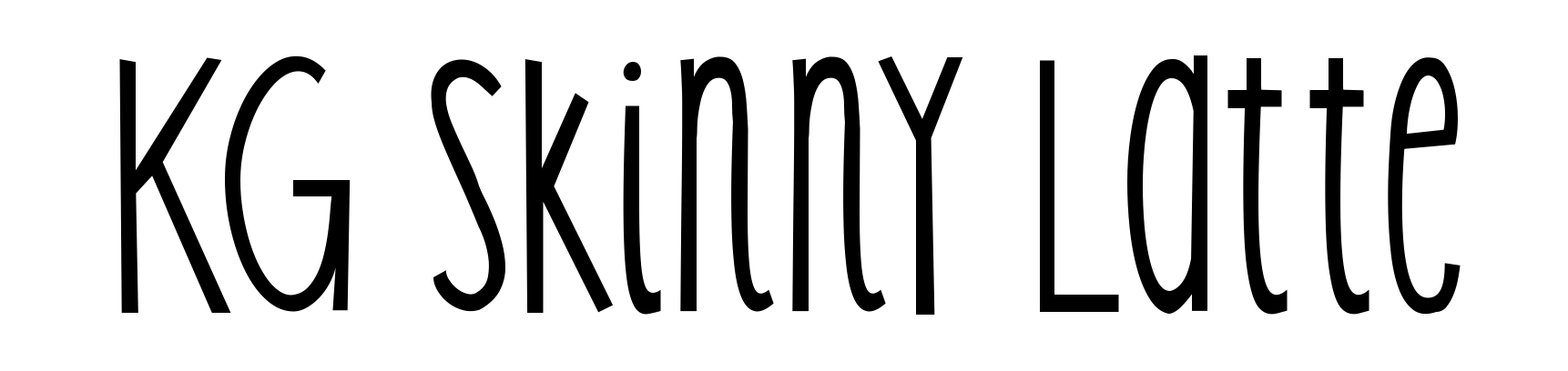KG Skinny Latte