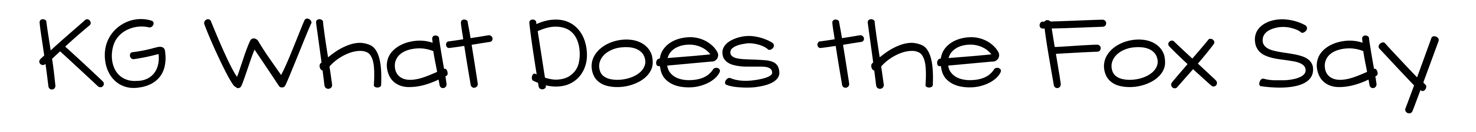 KG What Does the Fox Say