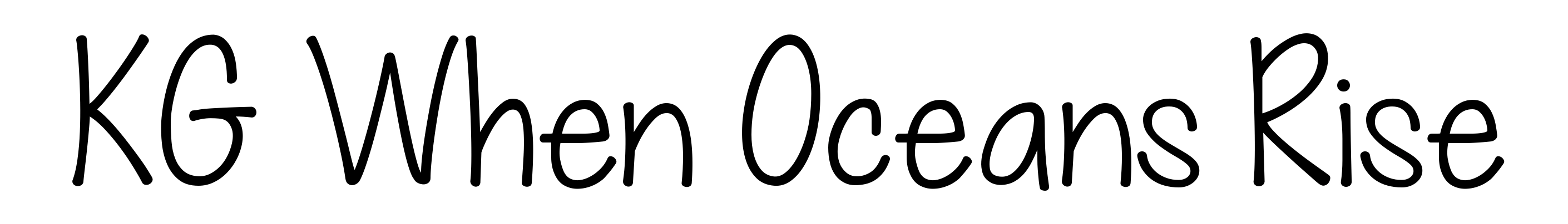 KG When Oceans Rise