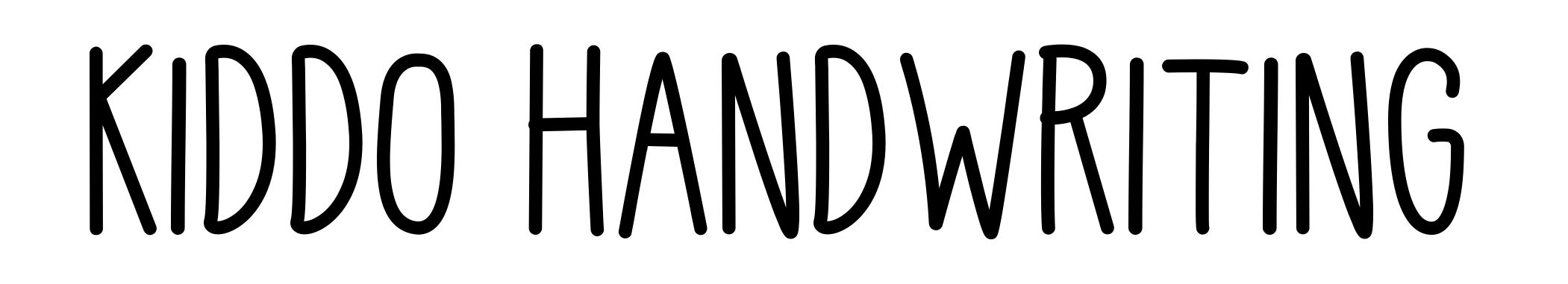 Kiddo Handwriting