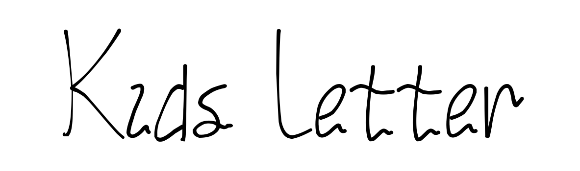 Kids Letter