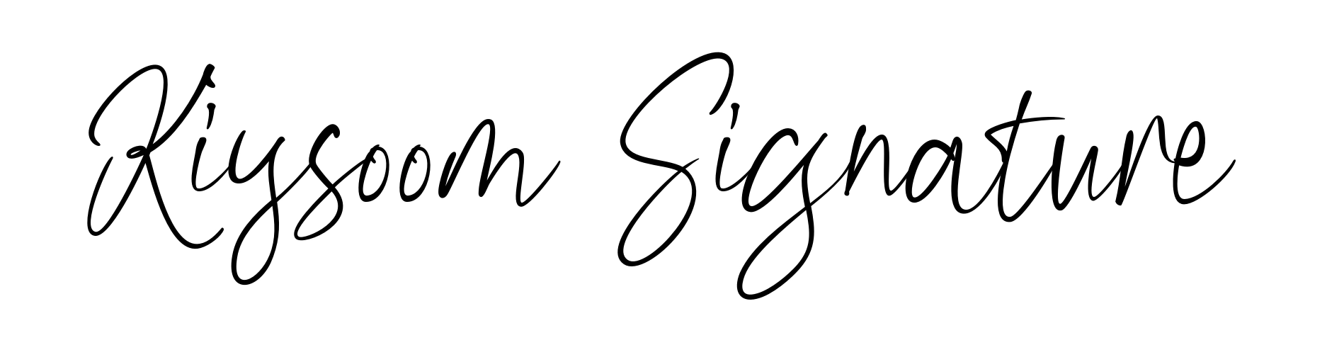 Kiysoom Signature