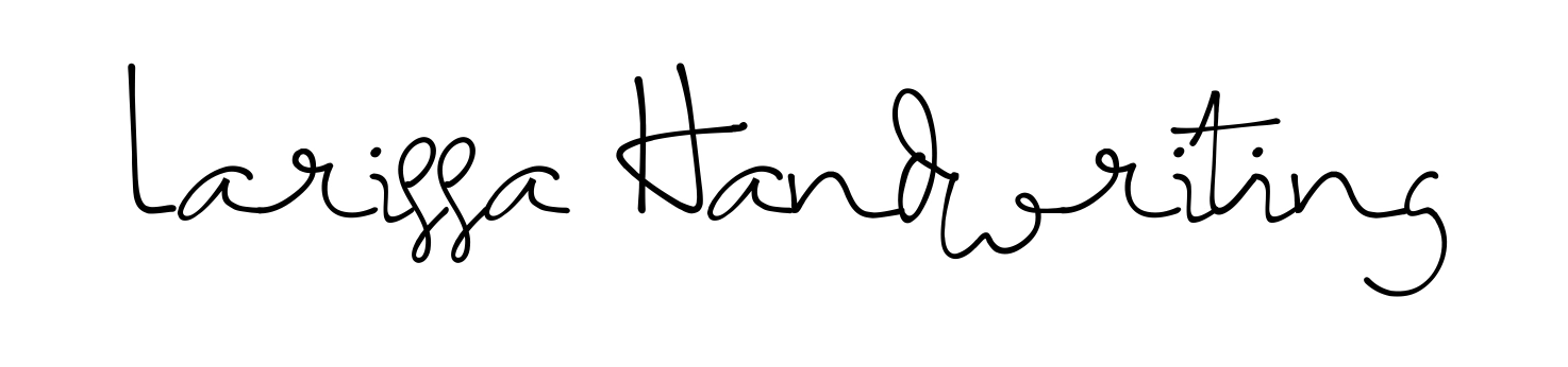 Larissa Handwriting