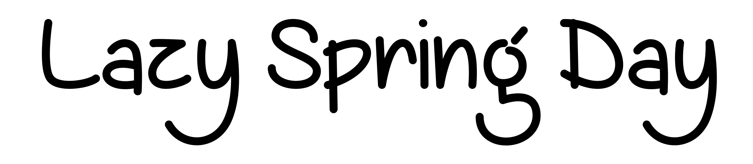 Lazy Spring Day