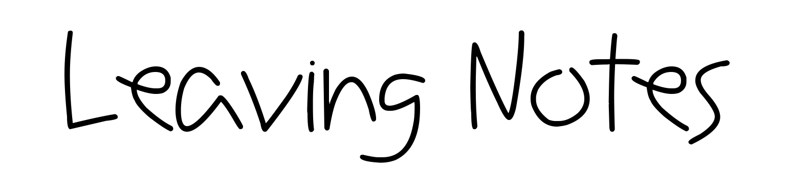 Leaving Notes