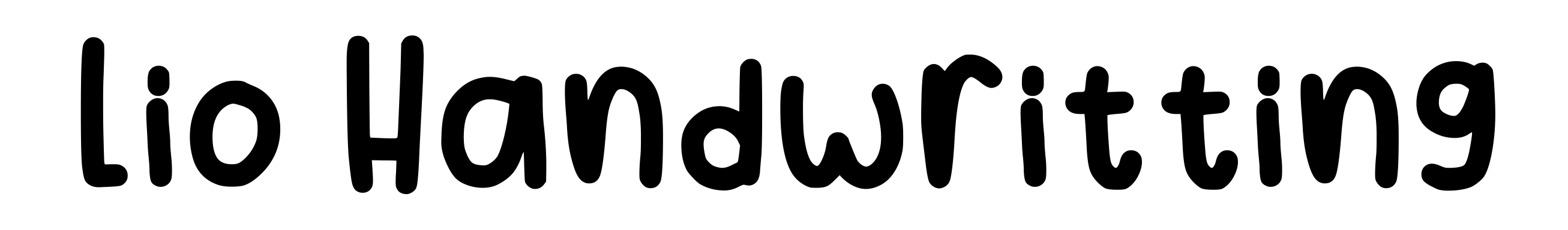 Lio Handwritting