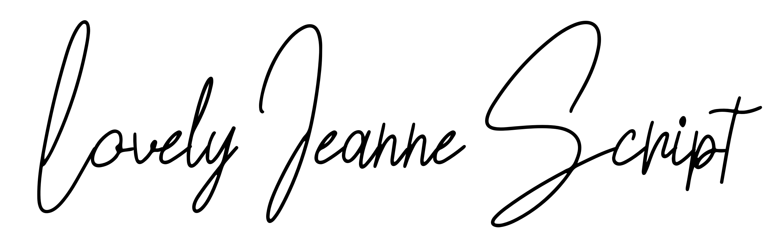Lovely Jeanne Script