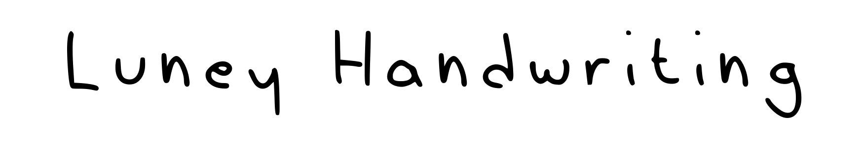 Luney Handwriting