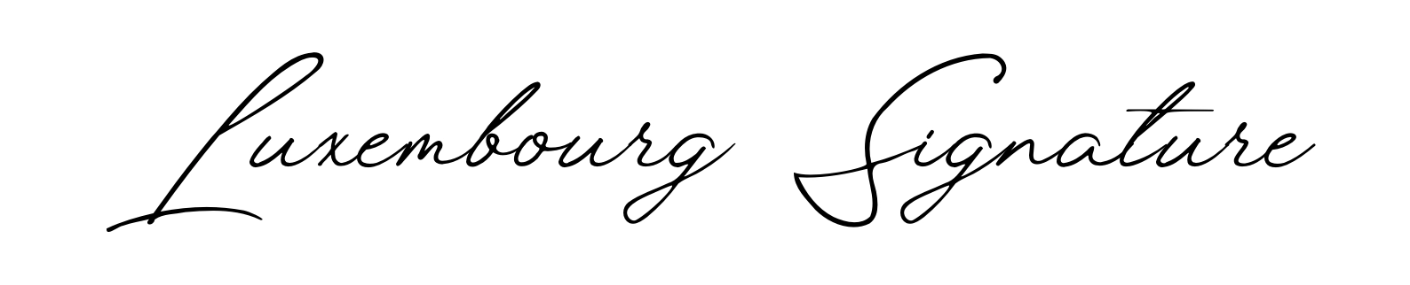 Luxembourg Signature