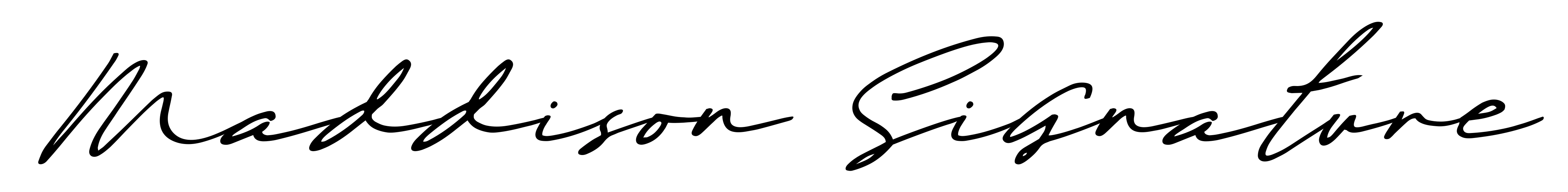 Maddison Signature