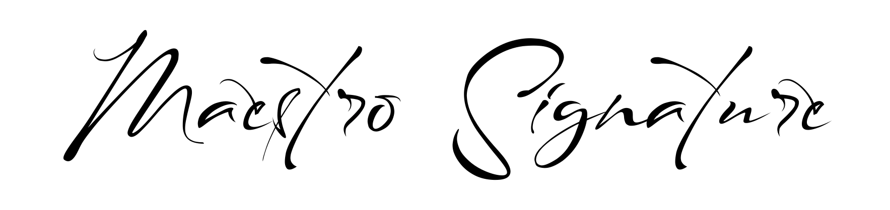 Maestro Signature