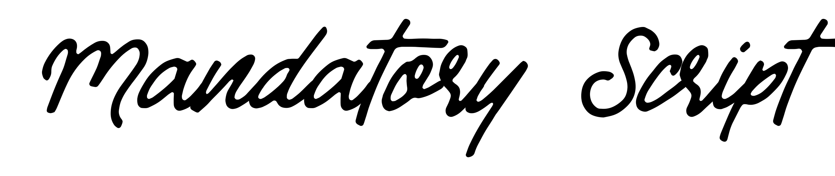 Mandatory Script