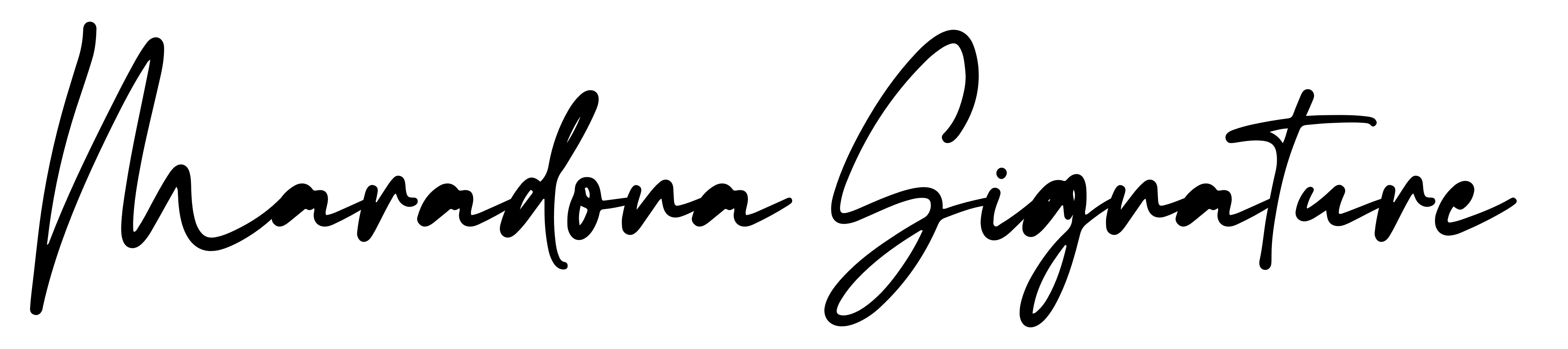 Maradona Signature