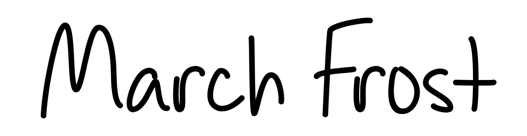 March Frost