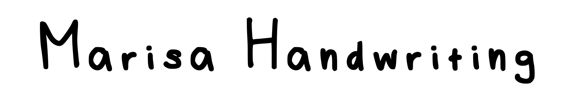 Marisa Handwriting