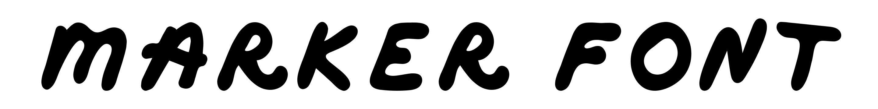 Marker Font