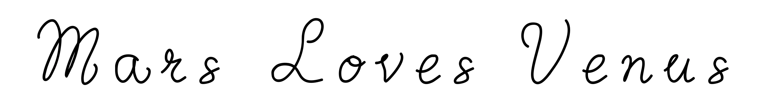 Mars Loves Venus